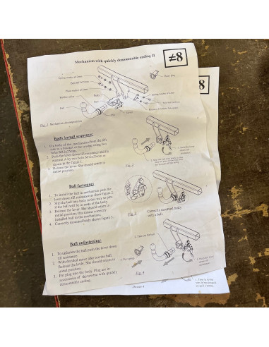 Avtagbar dragkrok - Nissan Almera