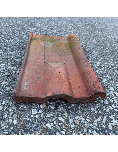 Takpanna stationstegel - Röd