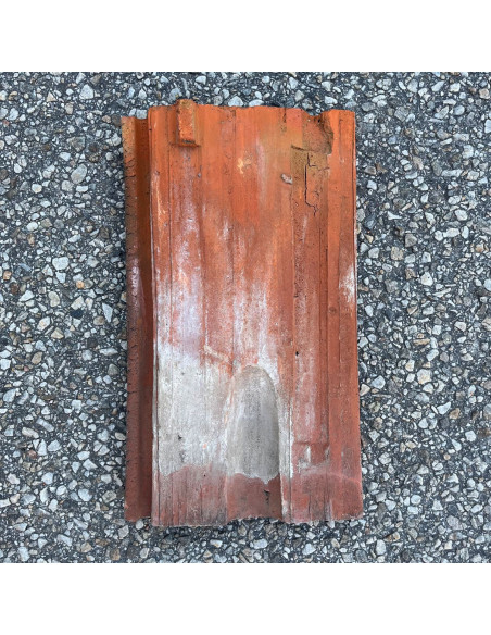 Takpanna stationstegel - Röd