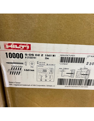 Bandad skruv, Hilti - 2 oktober 2024