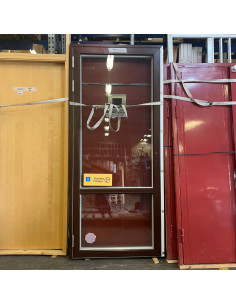 Altandörr 995x2250 V - Röd/brun