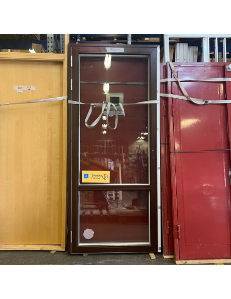 Altandörr 995x2250 V - Röd/brun