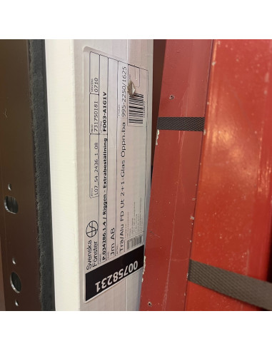 Altandörr 995x2250 V - Röd/brun