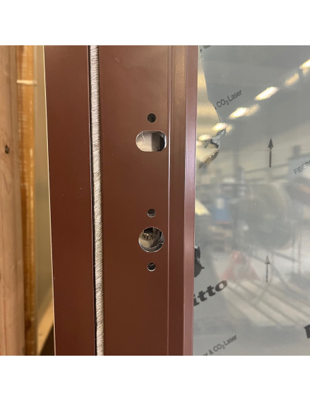 Altandörr 995x2250 V - Röd/brun