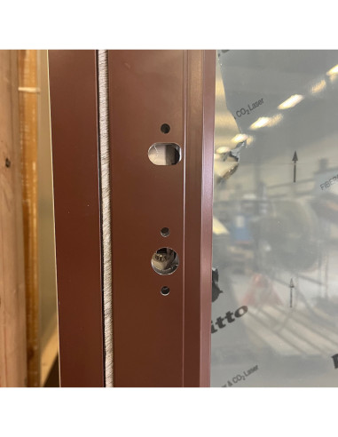 Altandörr 995x2090 H - Röd/brun