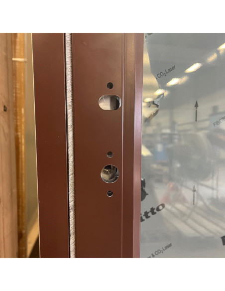 Altandörr 995x2090 H - Röd/brun