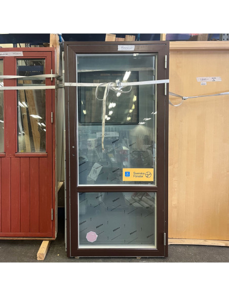 Altandörr 995x2090 H - Röd/brun