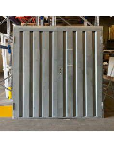 Plåtdörr 2025x2025 - Grå