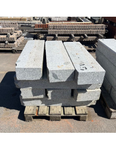 Kantsten, Granit - Sågad