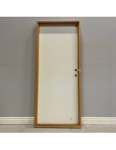 Innerdörr 900x2100, H, 25 dB - Vit 2