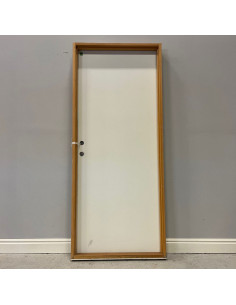 Innerdörr 900x2100, V, 25 dB - Vit 2