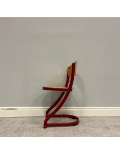 Stapelbar stol - Röd 2