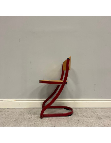 Stapelbar stol - Röd