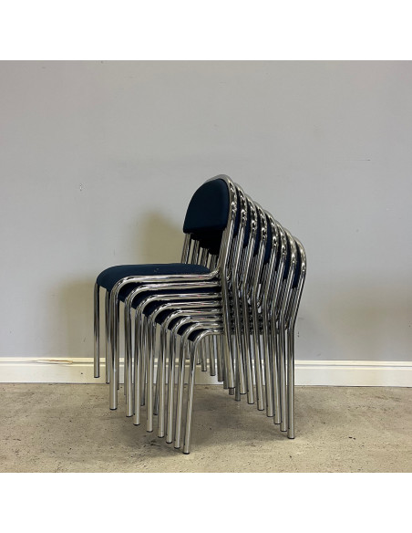 Stapelbar stol - Blå