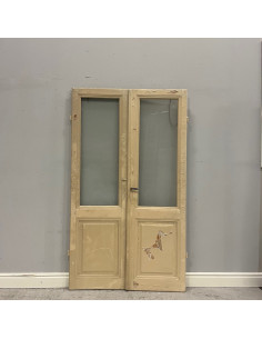 Pardörr med glas 1130x1960