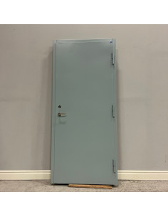 Ståldörr 900x2100 H - Turkos