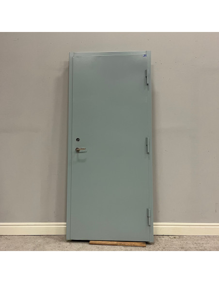 Ståldörr 900x2100 H - Turkos