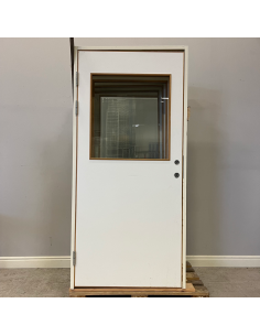Innerdörr 1000x2100 V, 25 dB - fönster