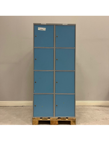 Förvaringsskåp 8 fack - Blå