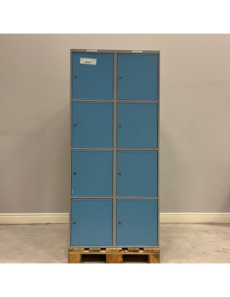 Förvaringsskåp 8 fack - Blå