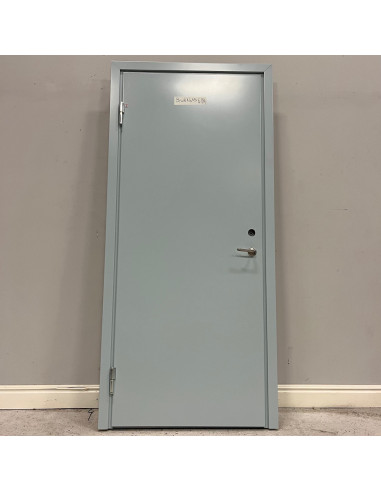 Ståldörr 900x2100 V - Turkos