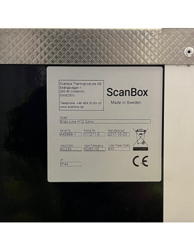 Värmeskåp ScanBox - 13 januari 2026