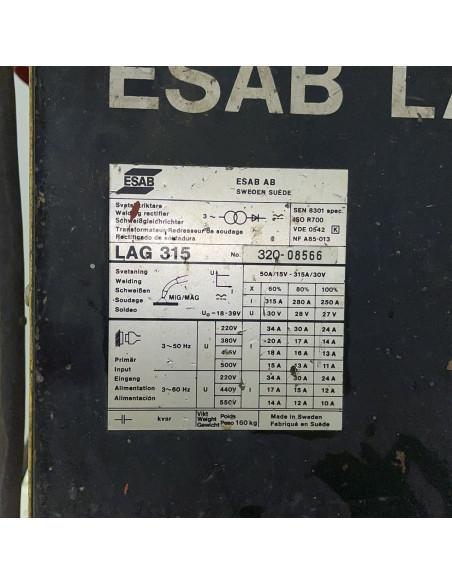Svets ESAB LAG 315