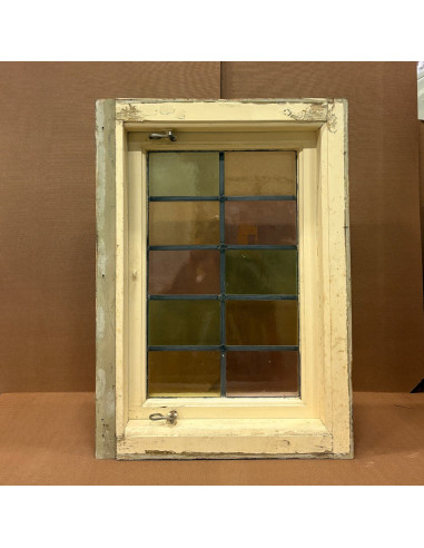 Blyinfattat fönster med karm 50x70