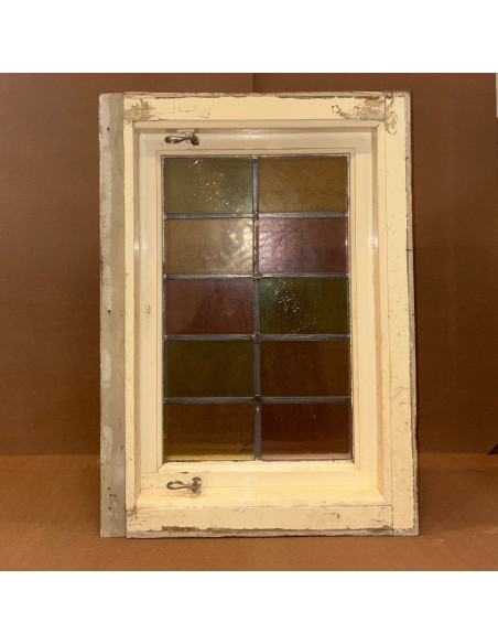 Blyinfattat fönster med karm 50x70