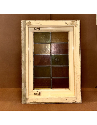 Blyinfattat fönster med karm 50x70