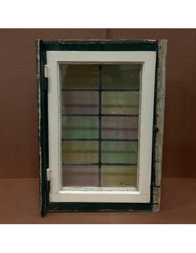 Blyinfattat fönster med karm 50x70