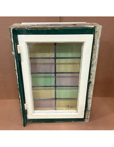 Blyinfattat fönster med karm 50x70