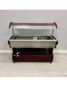 Salladsbuffé/Kyldisk - Mahogany