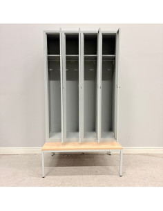 Omklädningsskåp 4 dörrar 2