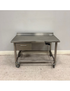 Höj & sänkbar ergonomisk bänk rostfri