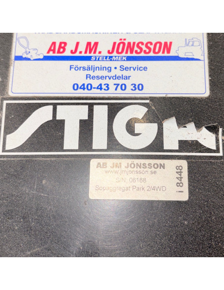 Stiga Park 740 PWX med tillbehör