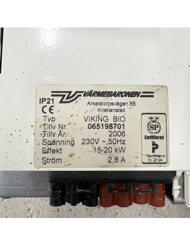 Förbränningsanläggning pellets/ved