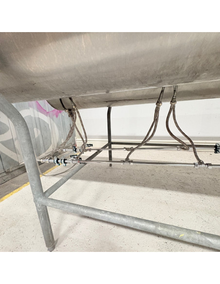 Dubbelsidig tvättränna 12 blandare