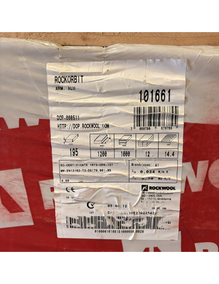 Rockwool RockOrbit 195x1000x1200