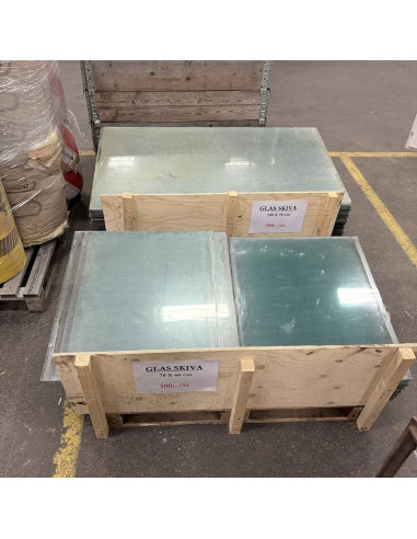 Parti med glas 78x66 cm & 140x78 cm