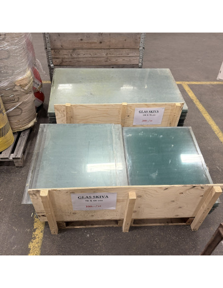 Parti med glas 78x66 cm & 140x78 cm