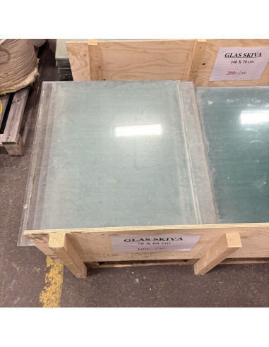 Parti med glas 78x66 cm & 140x78 cm