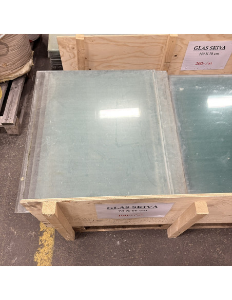 Parti med glas 78x66 cm & 140x78 cm