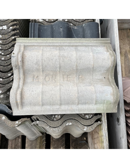 Takpanna, Monier, Tvåkupig - Svart