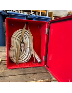 Brandslang med skåp 2