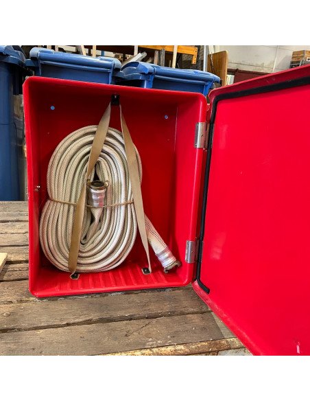 Brandslang med skåp