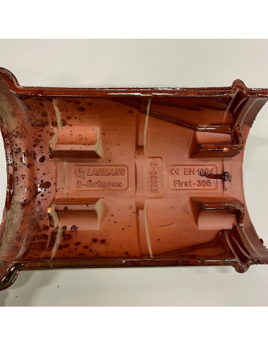 Nockpanna Tegel, Laumans, Glaserad - Brun